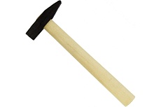 Слесарный молоток Арефино инструмент с квадратным бойком, 400 г, оксидированный, лак С81