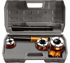 Набор клуппов Sparta 1/2&quot;-3/4&quot;-1&quot;+ плашкодержатель с трещоткой, 6 предм 773335