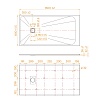 Поддон для душа RGW TSS-W 160x80 стеклокомпозит, белый 553502816-01