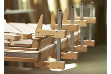 Струбцина BESSEY Klemmy деревянная 200/110, пробковая крошка для щадящего зажима BE-HKL20