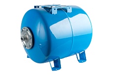 Расширительный бак гидроаккумулятор STOUT 300 л. горизонтальный синий STW-0003-000300