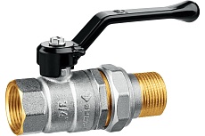 Шаровой кран Зубр полнопроходной с накидной гайкой &quot;мама-папа&quot; 3/4&quot; 51320-3/4