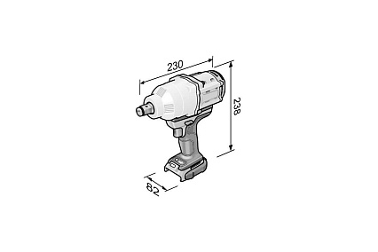 Аккумуляторный ударный гайковерт Flex IW 3/4 18.0-EC 492620