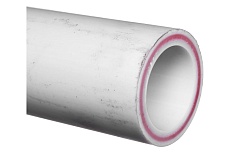 Армированная стекловолокном труба PRO AQUA PP-R RUBIS SDR 7.4 Белая 4 м d-63 мм PA35018P