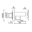 Шланговое подключение с держателем RGW Shower Panels SP-182