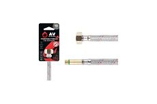 Гибкая подводка для воды AV Engineering иголка м10 длинная - гайка 1/2" 60 см AVE21460