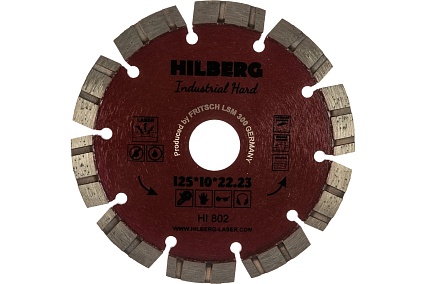 Диск алмазный отрезной Industrial Hard (125х22.23 мм) Hilberg HI802