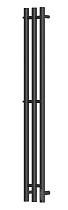 Полотенцесушитель электрический Point Гермес PN12822B П3 120x1200 диммер справа, черный