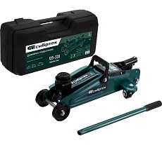 Гидравлический подкатной домкрат Сибртех 2 т, 135-320 мм, в пластиковом кейсе 50835