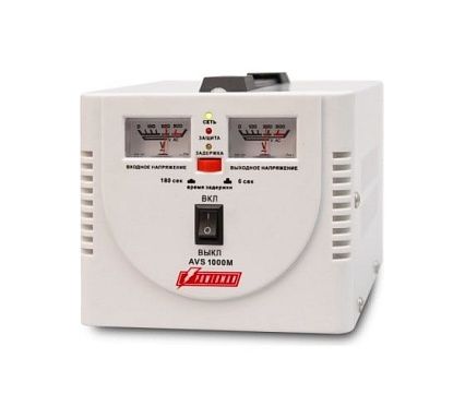 Стабилизатор напряжения Powerman 1ф 1 кВА AVS 1000 M 1192175
