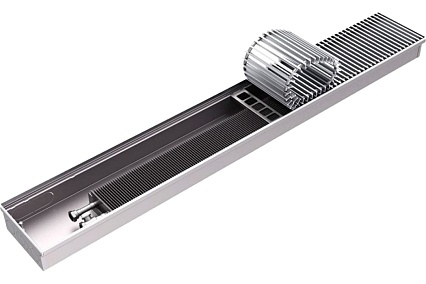 Внутрипольный конвектор Rommer Rcn1-1000-0820240 rcn 80х200х2400 (решётка роликовая, анодированный алюминий) RG00916TQIU88P