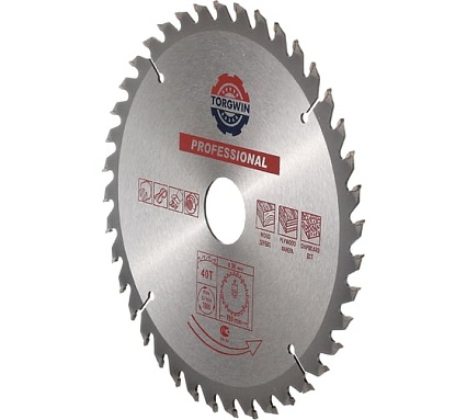 Пильный диск по дереву 190x30(20x16) мм, Z40 TORGWIN T1449465