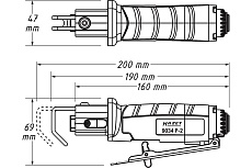 Пневмолобзик Hazet 9034P-2