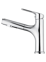Смеситель для раковины Wonzon&Woghand WW-AE4151-CR выдвижной излив, хром