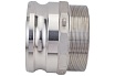 Камлок тип F (ниппель; наружная резьба BSP; 100 мм-4"; нержавеющая сталь) TITAN LOCK TL400FSS