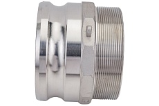 Камлок тип F (ниппель; наружная резьба BSP; 100 мм-4&quot;; нержавеющая сталь) TITAN LOCK TL400FSS