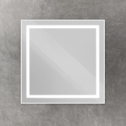 Зеркало BelBagno SPC-KRAFT-800-800-SENS-AL 80x80 см сенсорный выключатель, сатин