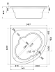 Фронтальная панель Santek Канны 150x150