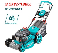 Бензиновая газонокосилка самоходная 3.5кВт Total TGT196202