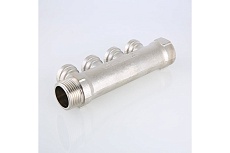 Коллектор Valtec 1&quot;, 2 выхода х 1/2&quot; вн. VTc.550.N.0602