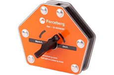 Усиленный отключаемый магнитный уголок для сварки и монтажа для 6 углов, усилие до 25 кг Forceberg 9-4015051