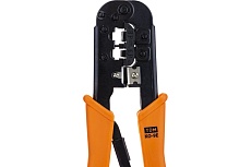 Набор: клещи обжимные TDM ELECTRIC KO-9E RJ-11/45, наконечники RJ-11-10 шт, RJ-45-10 шт, «МастерЭлектрик» SQ1001-0207