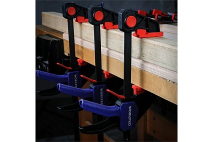 Быстрозажимная струбцина WORKPRO 60x150 мм WP232035