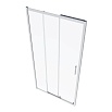 Душевая дверь Vincea Альфа (Alpha) VDS3-3AL100CL 100x195 хром, прозрачная