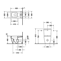 Чаша для унитаза Duravit Happy D.2 2134090000