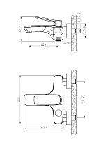 Смеситель для ванны Agger Surprise A0110000