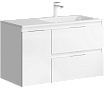 Мебель для ванной Aqwella Accent 90 см правая, белый