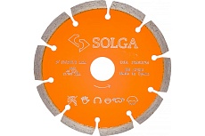 Диск алмазный BASIC сегментный по железобетону (125х22.2 мм) Solga Diamant 12803125