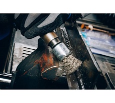 Щетка кистевая неплетеная, 19 мм, проволока - INOX 0.30 мм, Rapid DeBever DB80173391