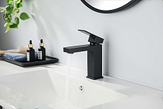 Смеситель для раковины Aquatek Либра AQ1610MB черный матовый