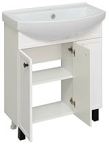 Мебель для ванной Руно Римини 75 см белый