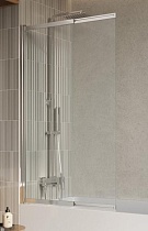 Шторка для ванны BelBagno LUCE-VF-11-80/145-C-Cr 80x145 прозрачная, хром