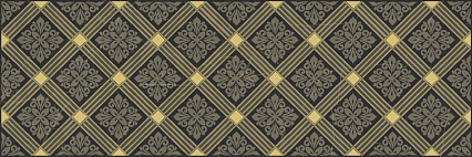 Декор Laparet Royal чёрный 20х60 см, AD\B483\60045