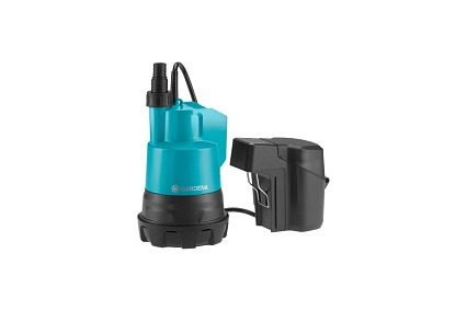 Аккумуляторный дренажный насос для чистой воды Gardena 2000/2 Li-18 01748-20.000.00