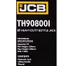 Бутылочный домкрат JCB 8 т, TH908001(58024) JCB-TH908001(58024)