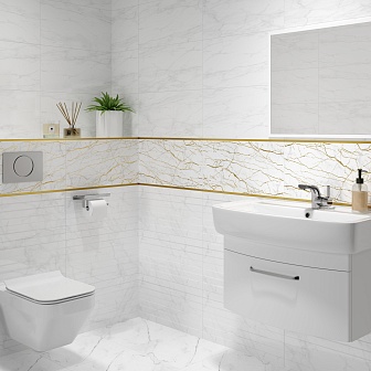 Плитка Cersanit Calacatta белая 29,8x59,8 см, KTL052
