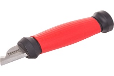 Нож монтажника Rexant нержавеющая сталь, двухсторонняя заточка, лезвие 33 мм 12-4931