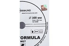 Диск алмазный отрезной Сплошной New Formula (300х25.4 мм) TRIO-DIAMOND W408
