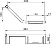 Поручень Keuco Plan 14909011037 правый, хром