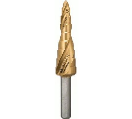 Сверло ступенчатое (4-12 мм; HSS-TIN) Bosch 2608597525