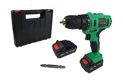 Аккумуляторная дрель-шуруповерт Zitrek Greenpower 12-Li 063-4074