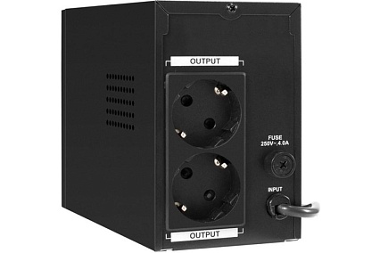 Источник бесперебойного питания Exegate Power Smart ULB-500.LCD.AVR.2SH 500VA 300W, LCD, AVR, 2*Schuko, металлический корпус, Black 294613
