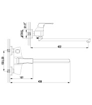 Смеситель универсальный Lemark Unit LM4517C