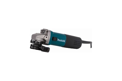 Угловая шлифовальная машина Makita 115 мм, 840 Вт, 11000 об\мин, плавный пуск, антирестарт 1.8 кг, кейс 9557HNRK