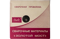 Проволока сварочная омеднённая JQ.MG50-6/ER70S-6 1 мм, 5 кг GOLDEN BRIDGE 134
