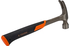 Молоток-гвоздодер Truper MXR-16 17857 с полированным бойком, металлическая ручка